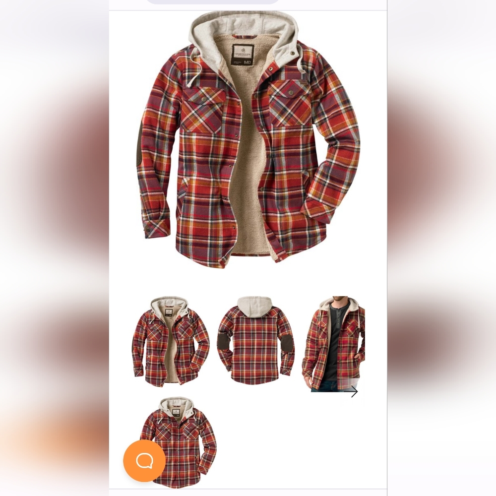Legendary Whitetails coat hoodie Plaid XL